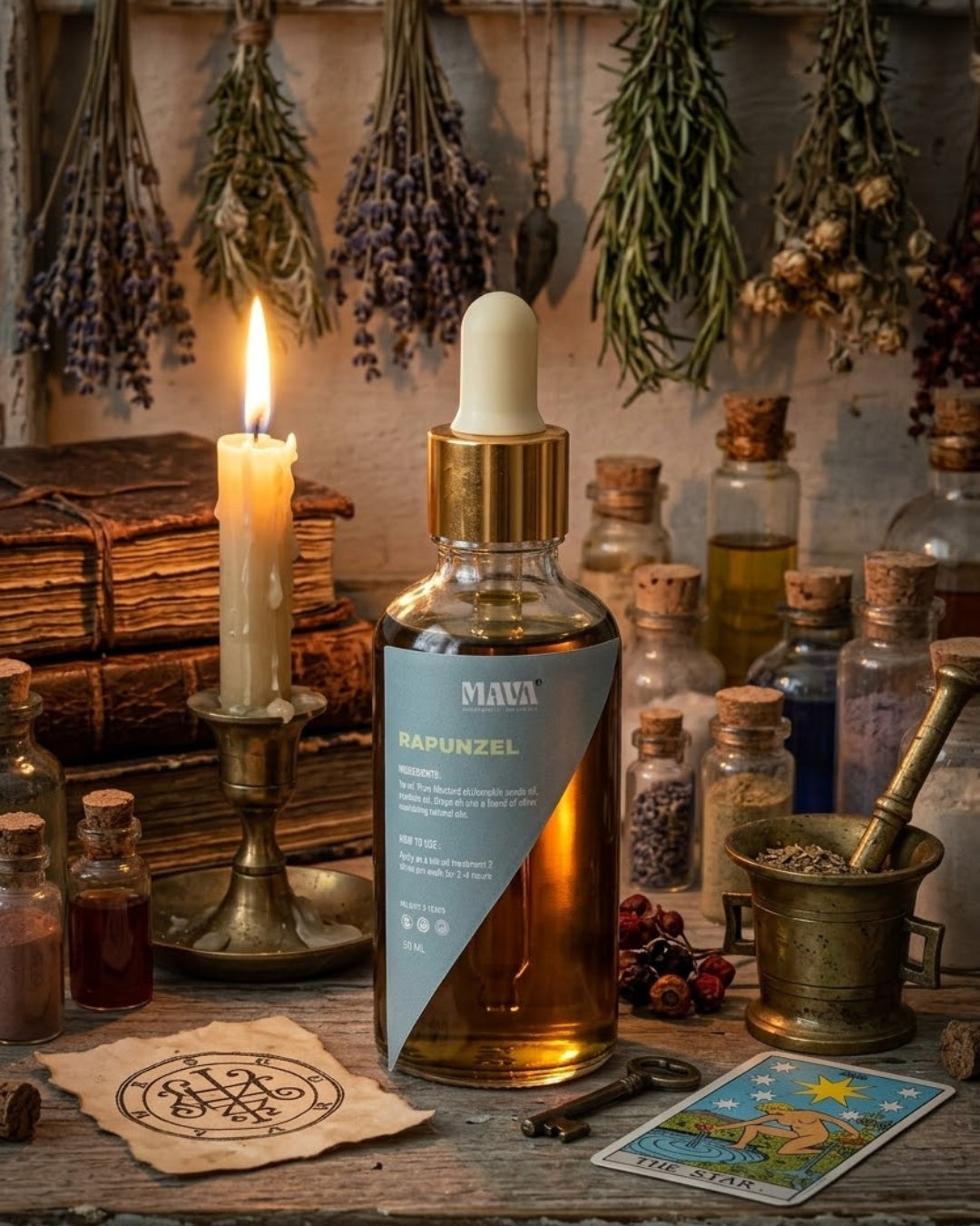 Rapunzel hair growth oil