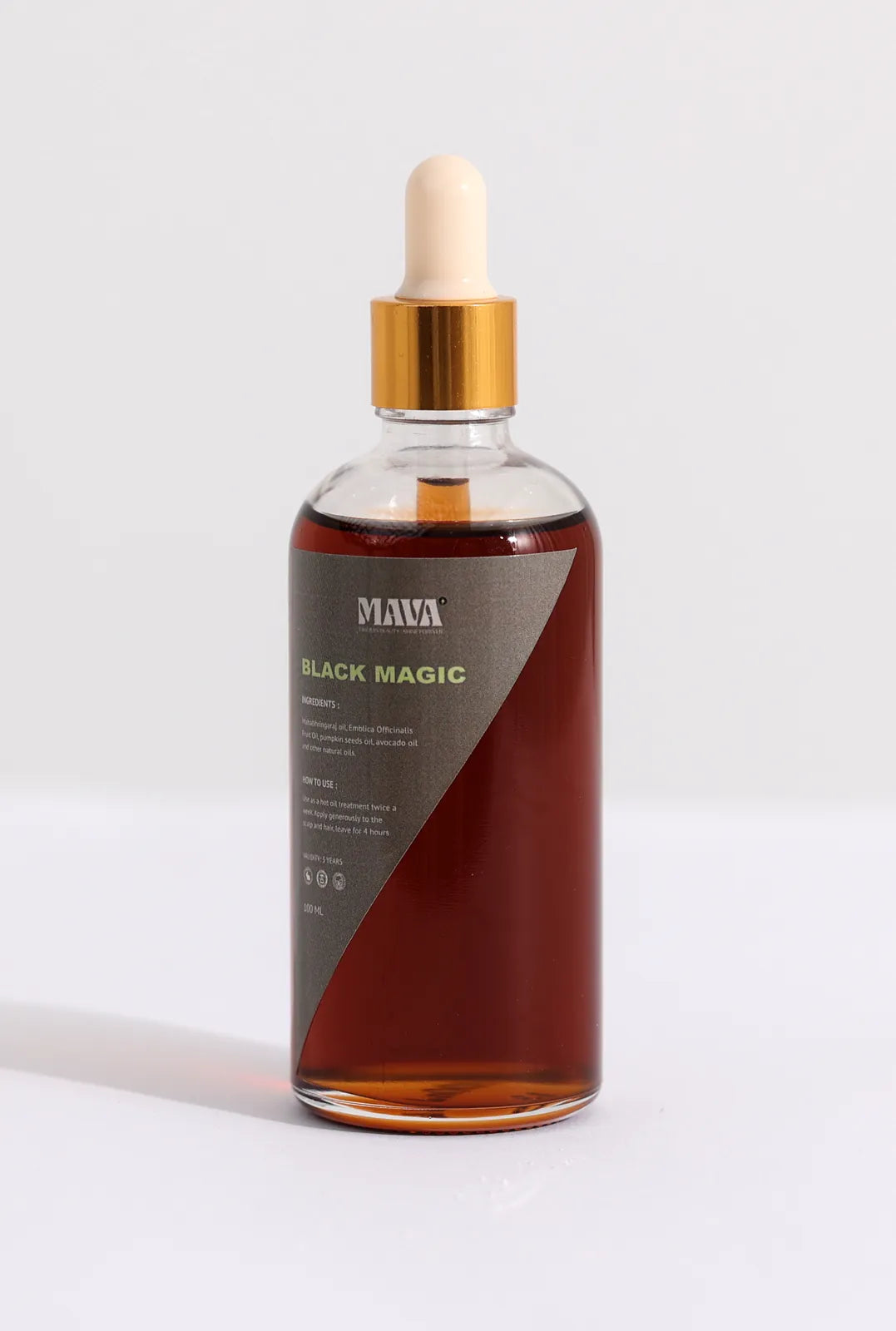 Black magic hair oil