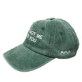 Light gray washed denim cap