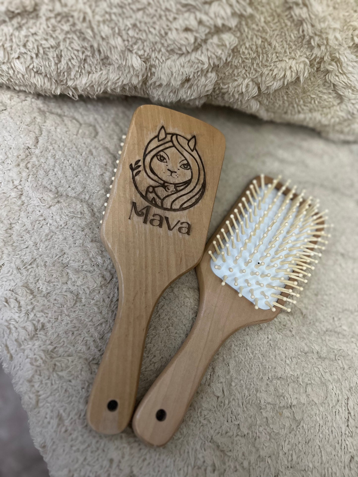 Bamboo wooden brush